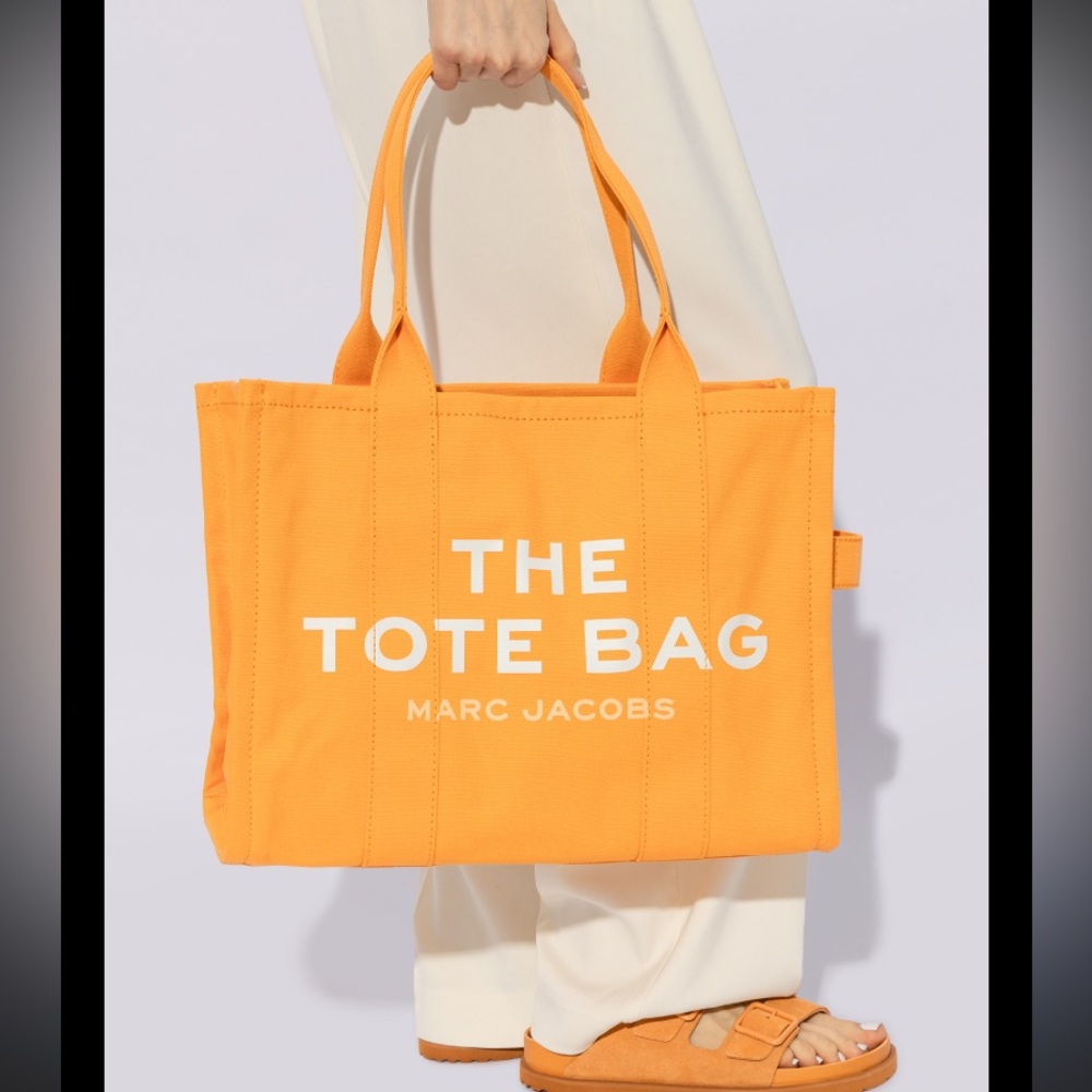 Marc Jacobs Mustard Yellow travel Tote Bag